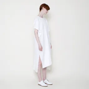 7115 by Szeki Woman Swing Midi Dress Off-White