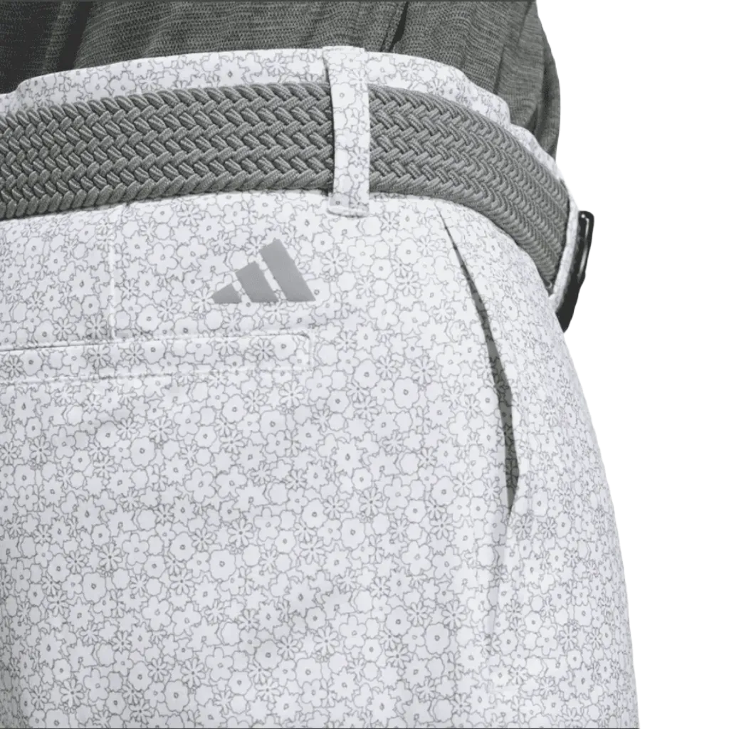 Adidas Ultimate365 9-Inch Printed Golf Shorts - Grey