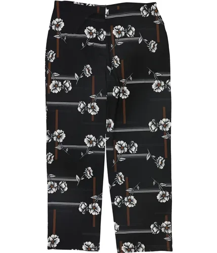 Alfani Womens Printed Casual Wide Leg Pants, TW6