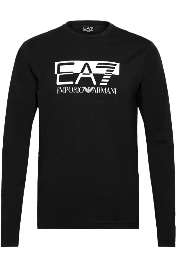 Armani EA7 Regular L/S Shadow Logo Black