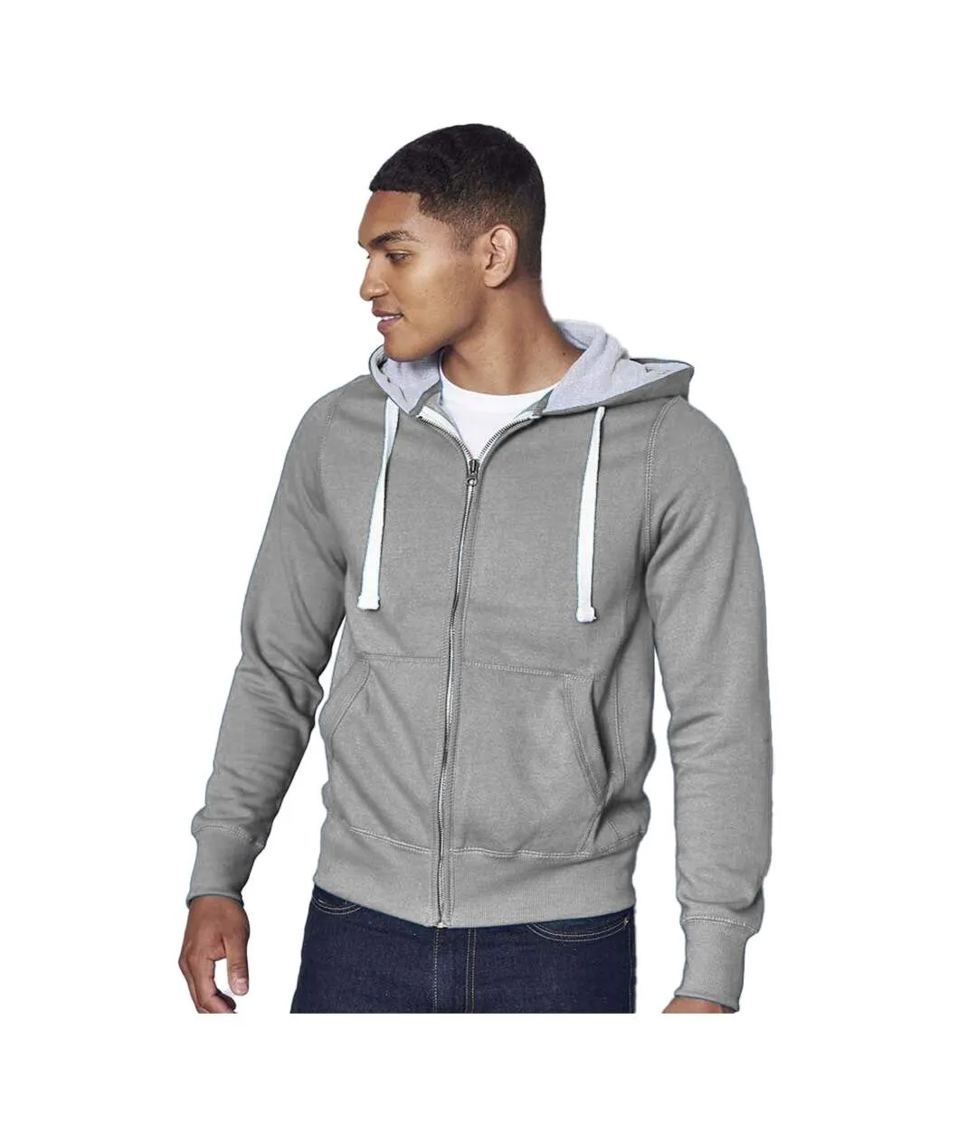 Awdis Chunky Premium Heavyweight Hooded Sweatshirt / Hoodie / Zoodie (Charcoal) - UTRW181