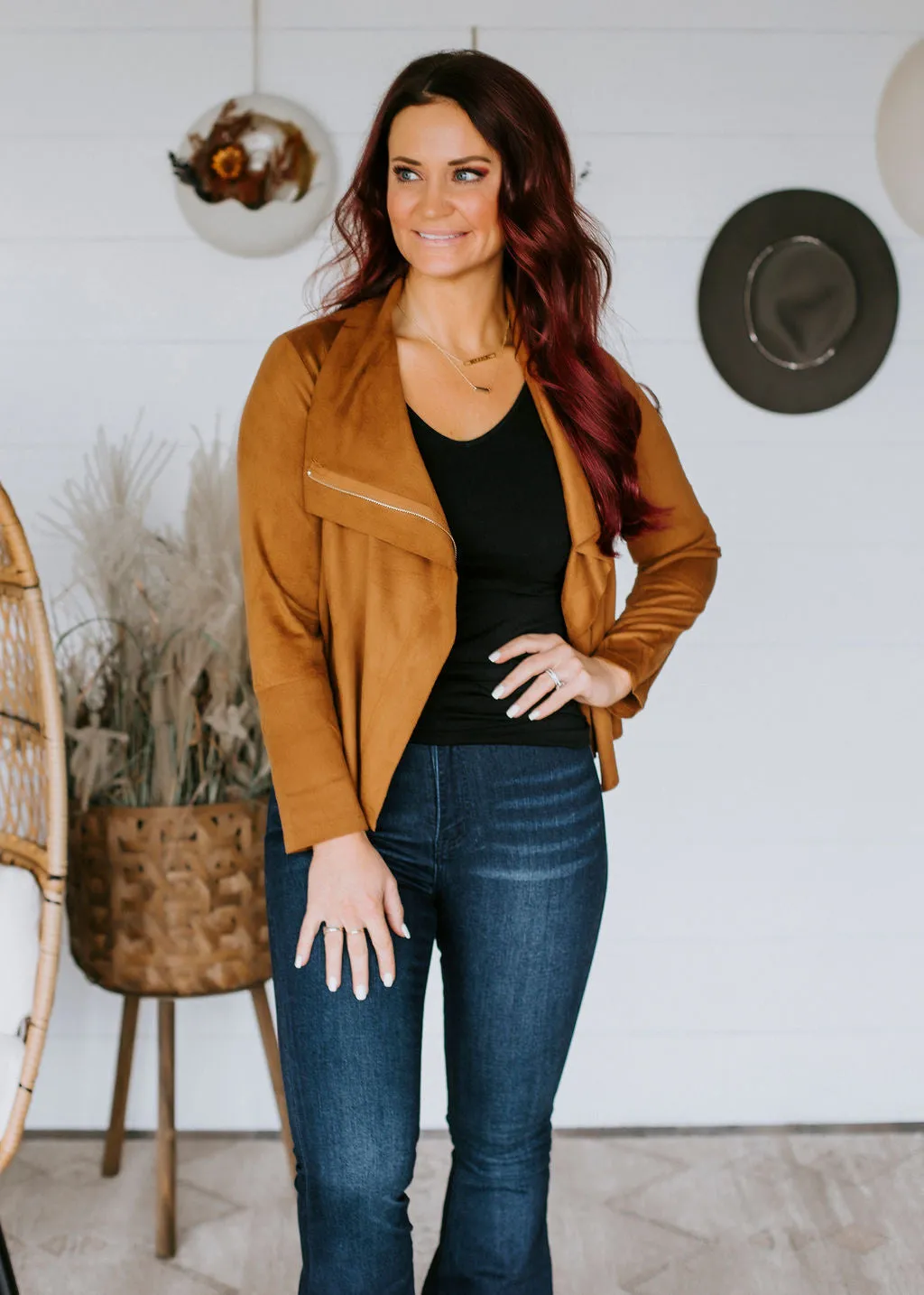 Bailey Suede Moto Jacket FINAL SALE