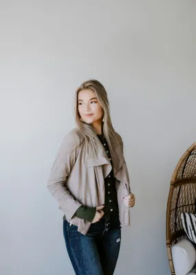 Bailey Suede Moto Jacket FINAL SALE