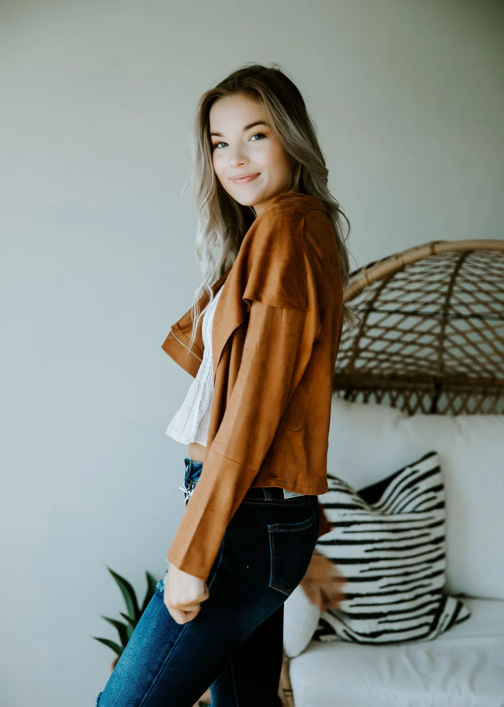 Bailey Suede Moto Jacket FINAL SALE