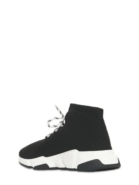 Balenciaga   Speed lace-up knit sneakers 