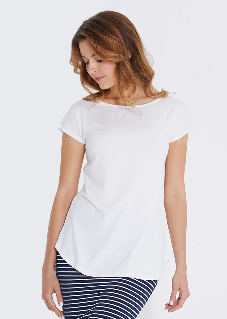 Bamboo Pia Tee  - White