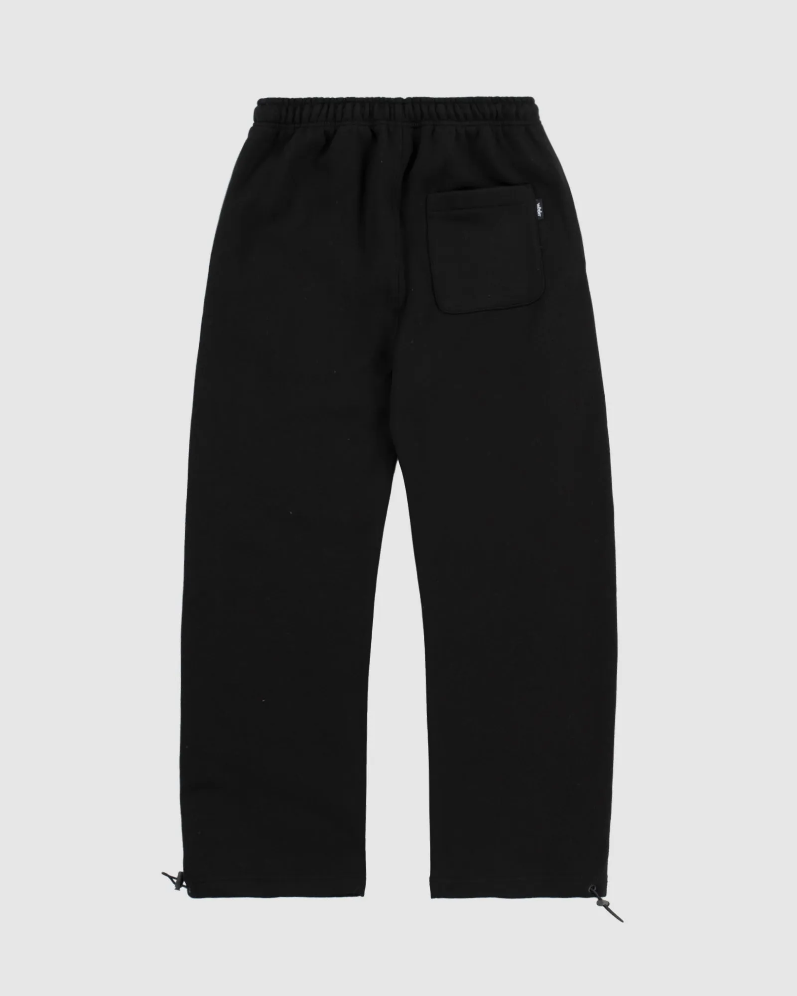 BANNER STRAIGHT TRACKPANT - BLACK