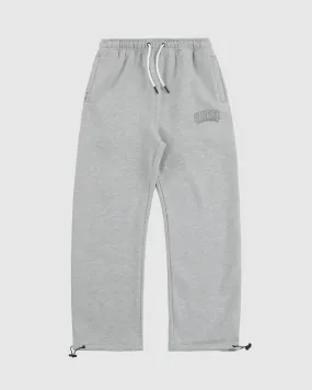 BANNER STRAIGHT TRACKPANT - GREY MARLE