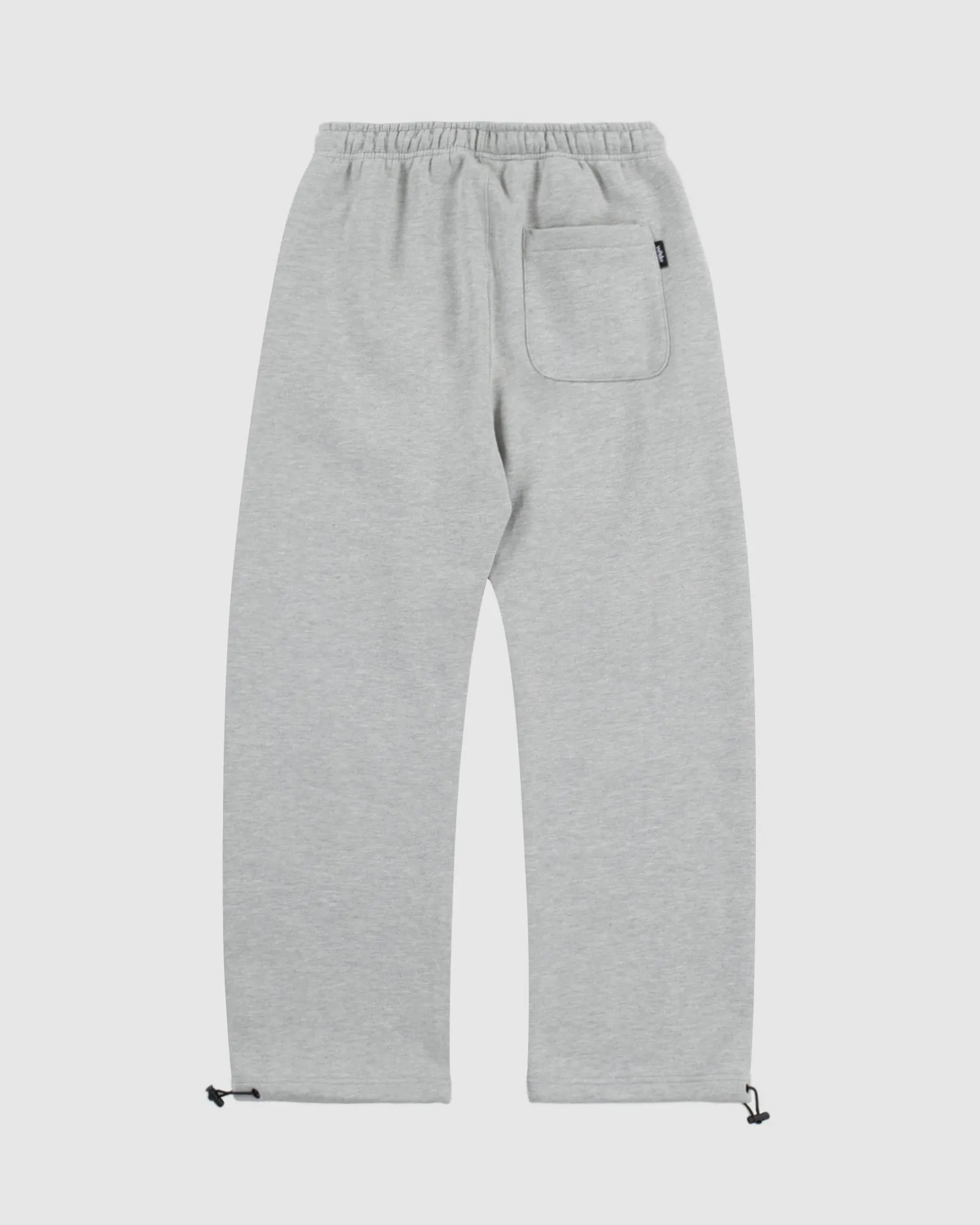 BANNER STRAIGHT TRACKPANT - GREY MARLE