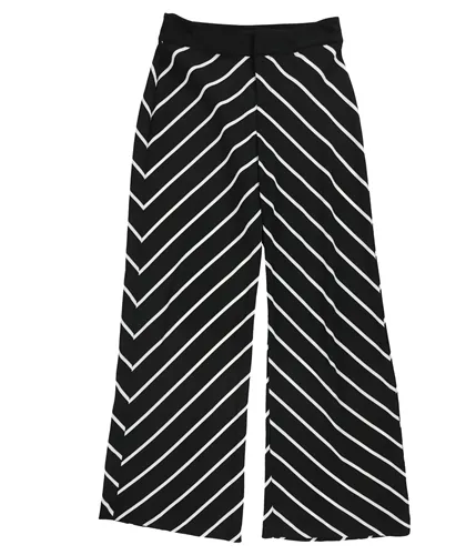 Bar Iii Womens Mixed Stripe Casual Wide Leg Pants