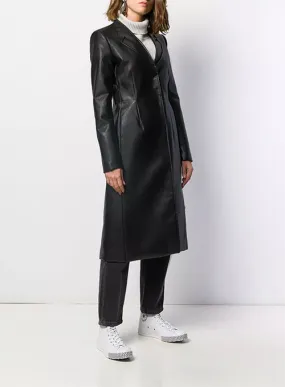 Beatrice Leather Trench Coat