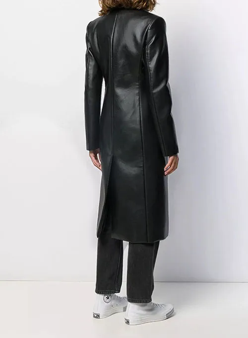 Beatrice Leather Trench Coat