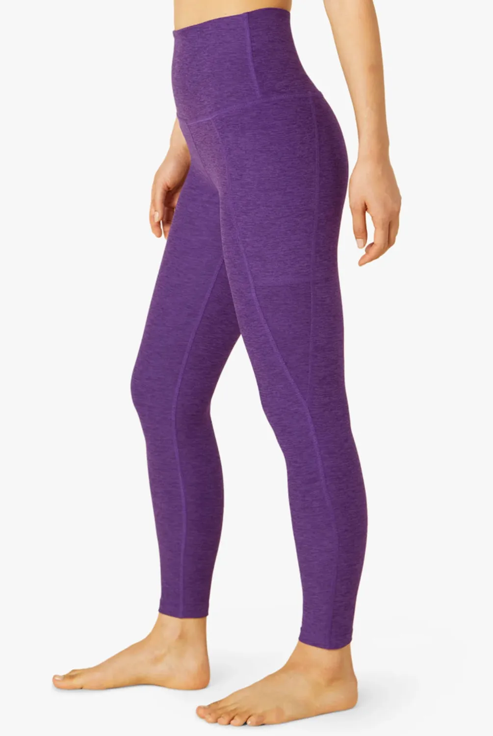 Beyond Yoga Spacedye Out of Pocket High Waisted Midi Legging - Dahlia