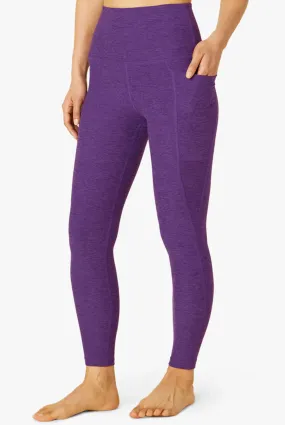 Beyond Yoga Spacedye Out of Pocket High Waisted Midi Legging - Dahlia