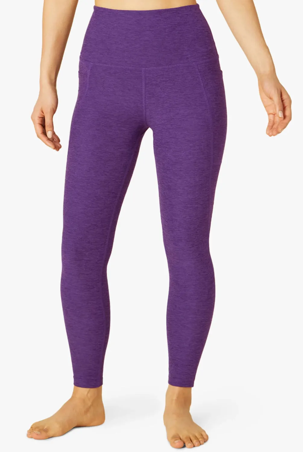 Beyond Yoga Spacedye Out of Pocket High Waisted Midi Legging - Dahlia