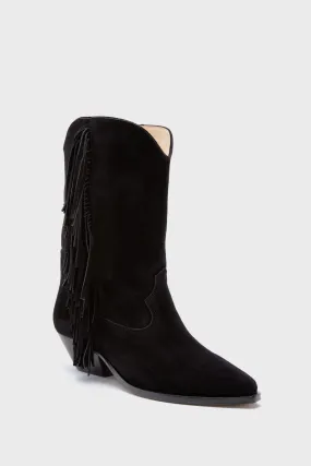 Black Fringe Duerto Boots