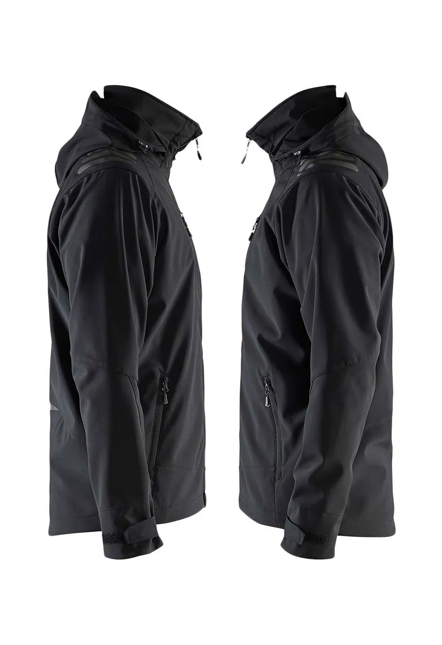 Blåkläder Work Jacket Softshell 4749 - Black Zipper