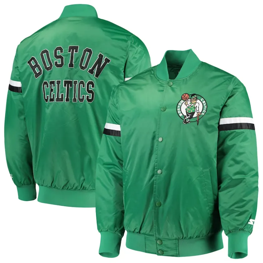 Boston Celtics Satin Jacket - William Jacket