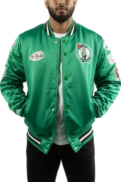 Boston Celtics Satin Jacket - William Jacket