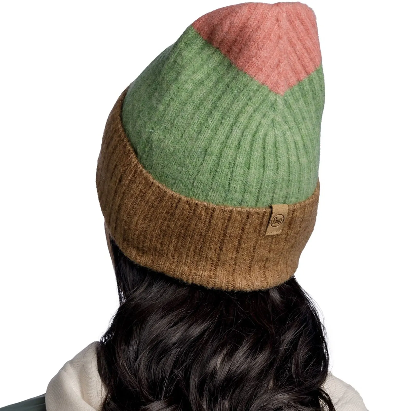 Buff Unisex Nilah Merino Wool Thermal Knitted Beanie Hat - Jade