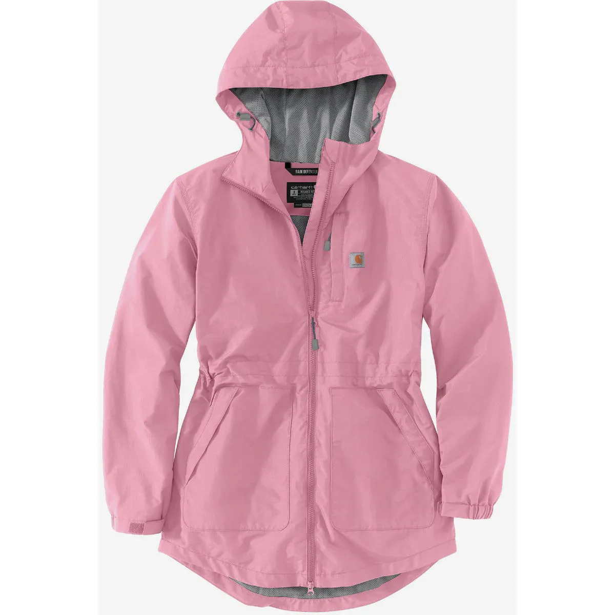 Carhartt Carhartt Rain Defender Women's 3X Regular Foxglove Lightweight Coat, Relaxed Fit