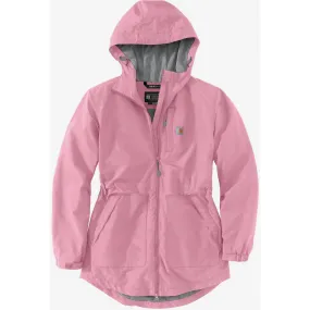 Carhartt Carhartt Rain Defender Women's 3X Regular Foxglove Lightweight Coat, Relaxed Fit