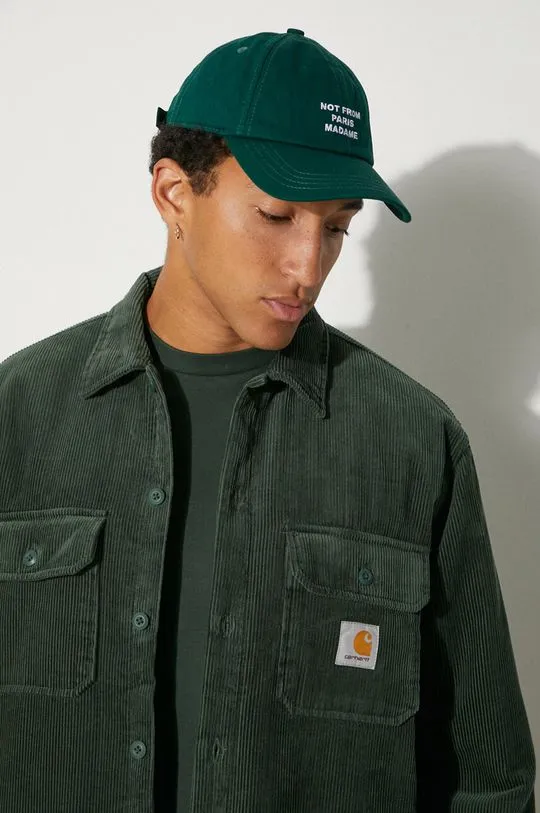 Carhartt WIP corduroy jacket Whitsome Shirt Jac green color I028827.29UXX