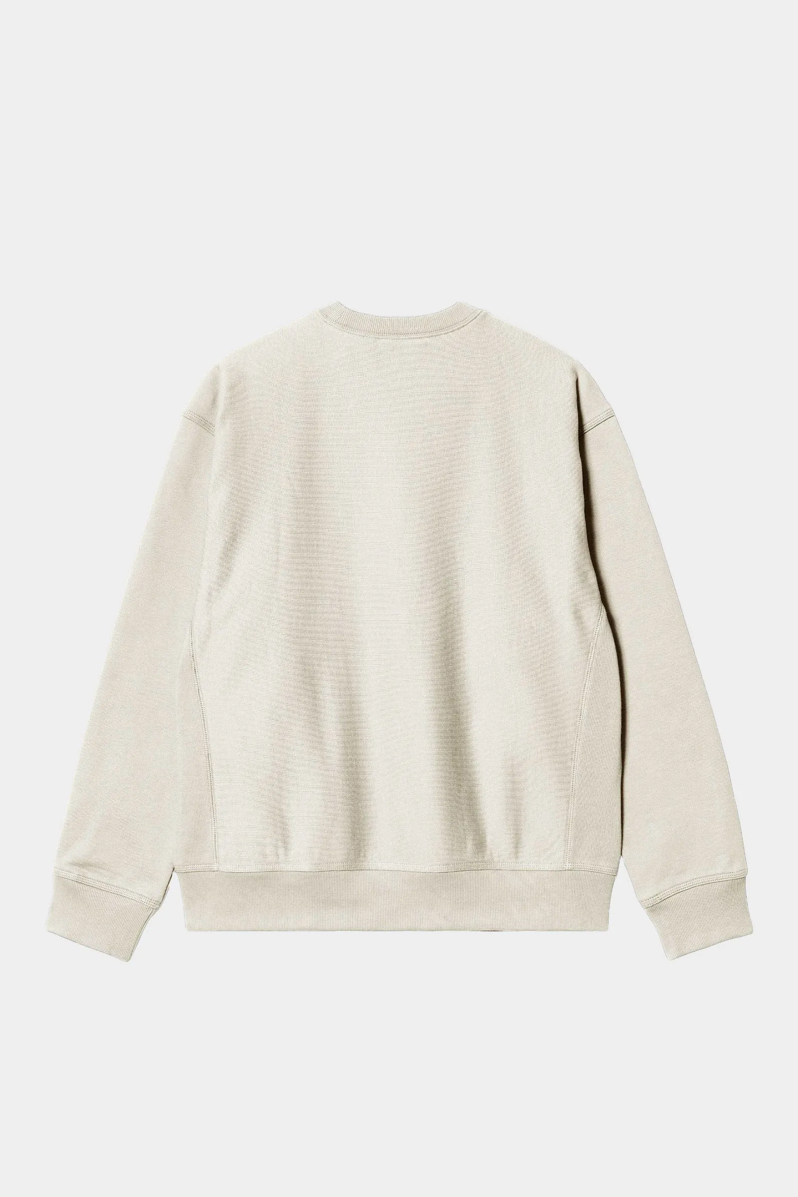 Carhartt Wip Felpa American Script Sweat Panna Uomo