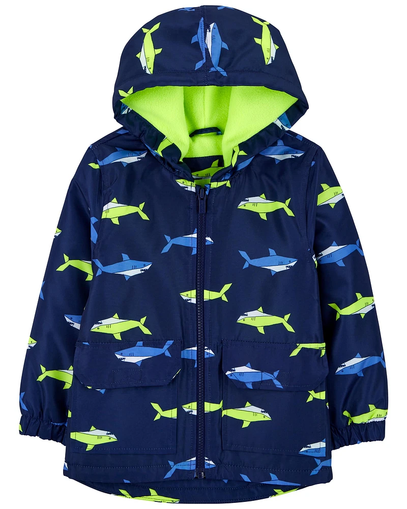 Carter's / OshKosh Kid Shark Print Rain Jacket