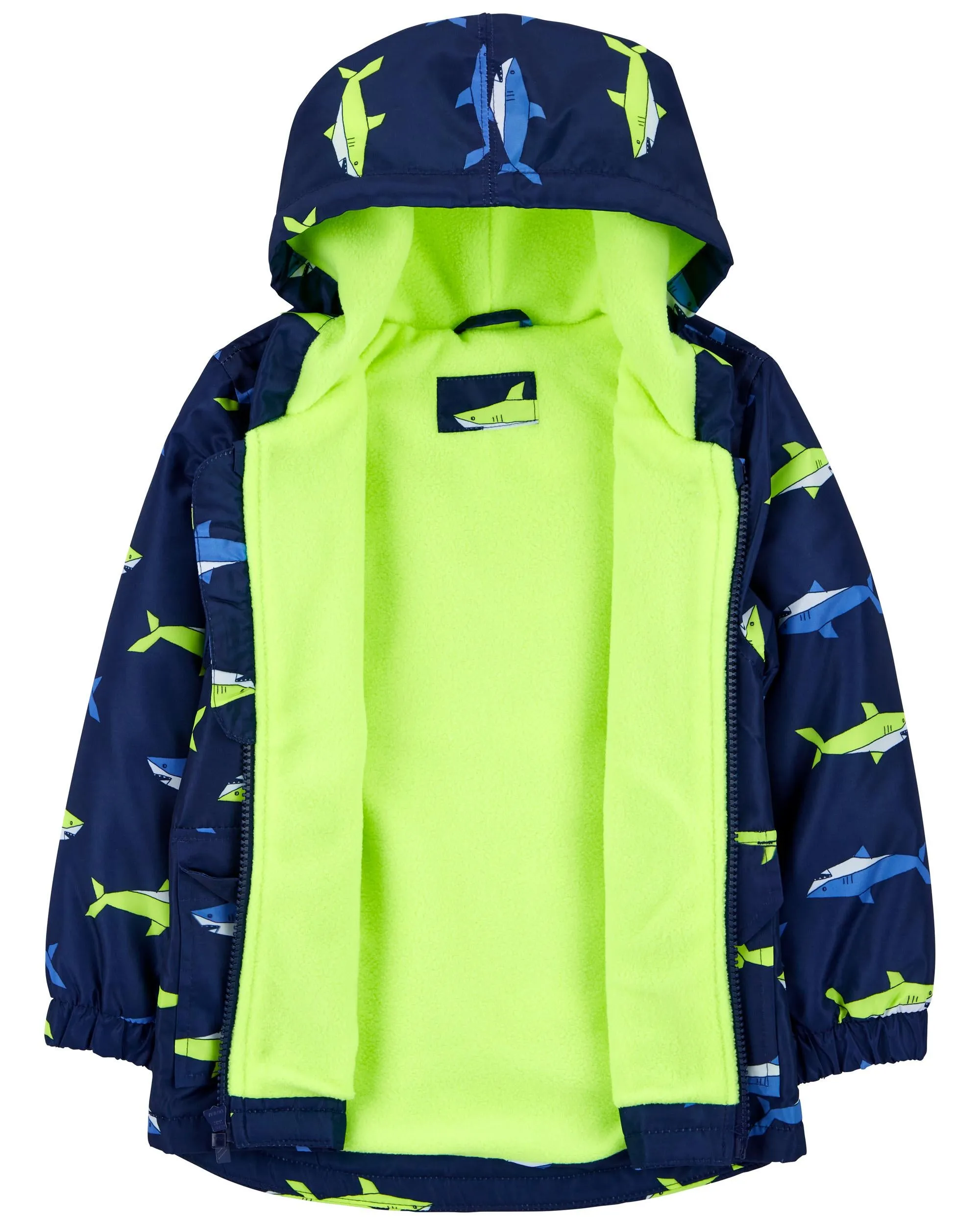 Carter's / OshKosh Kid Shark Print Rain Jacket