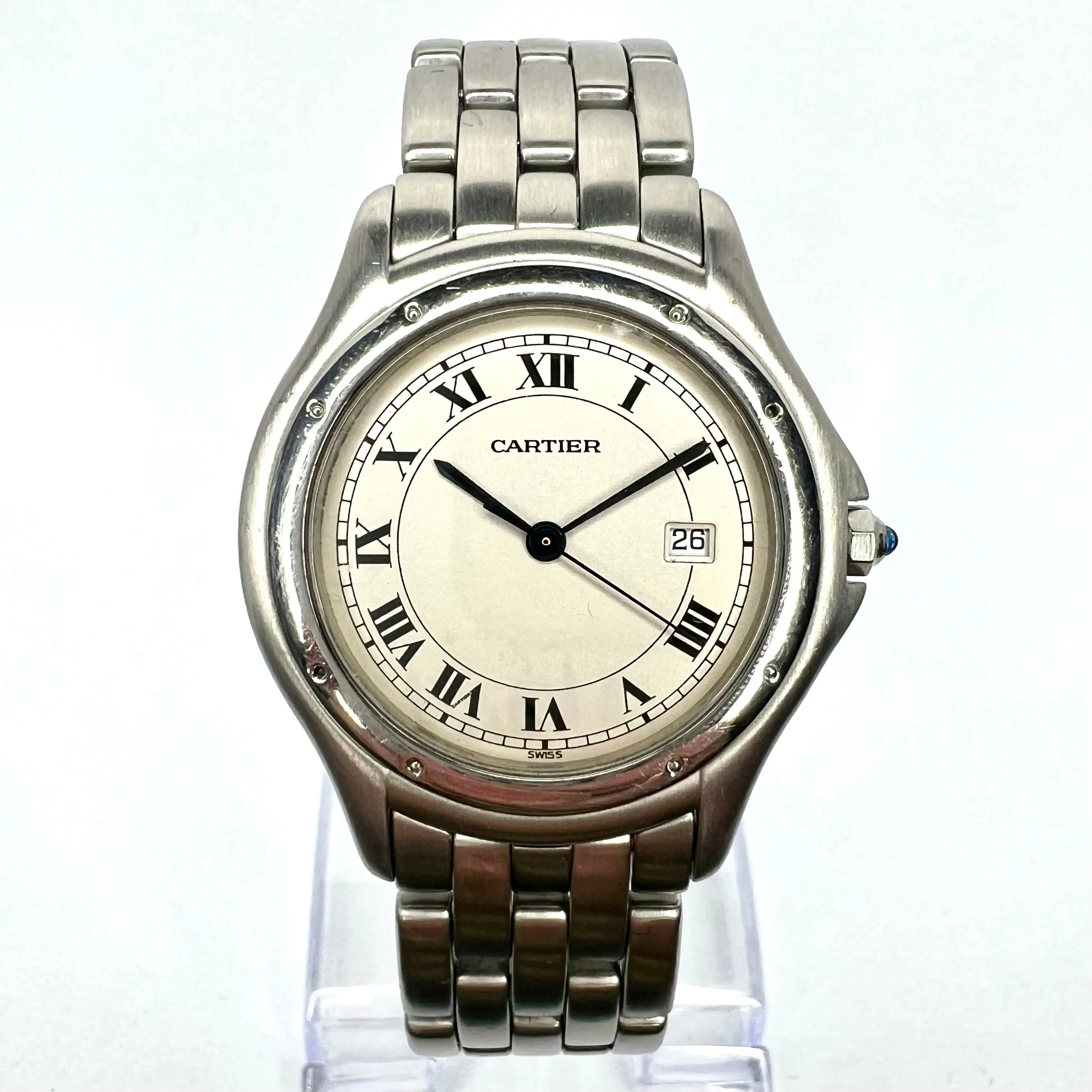 CARTIER PANTHERE COUGER Quartz 32mm Steel Watch