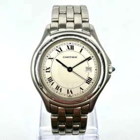 CARTIER PANTHERE COUGER Quartz 32mm Steel Watch