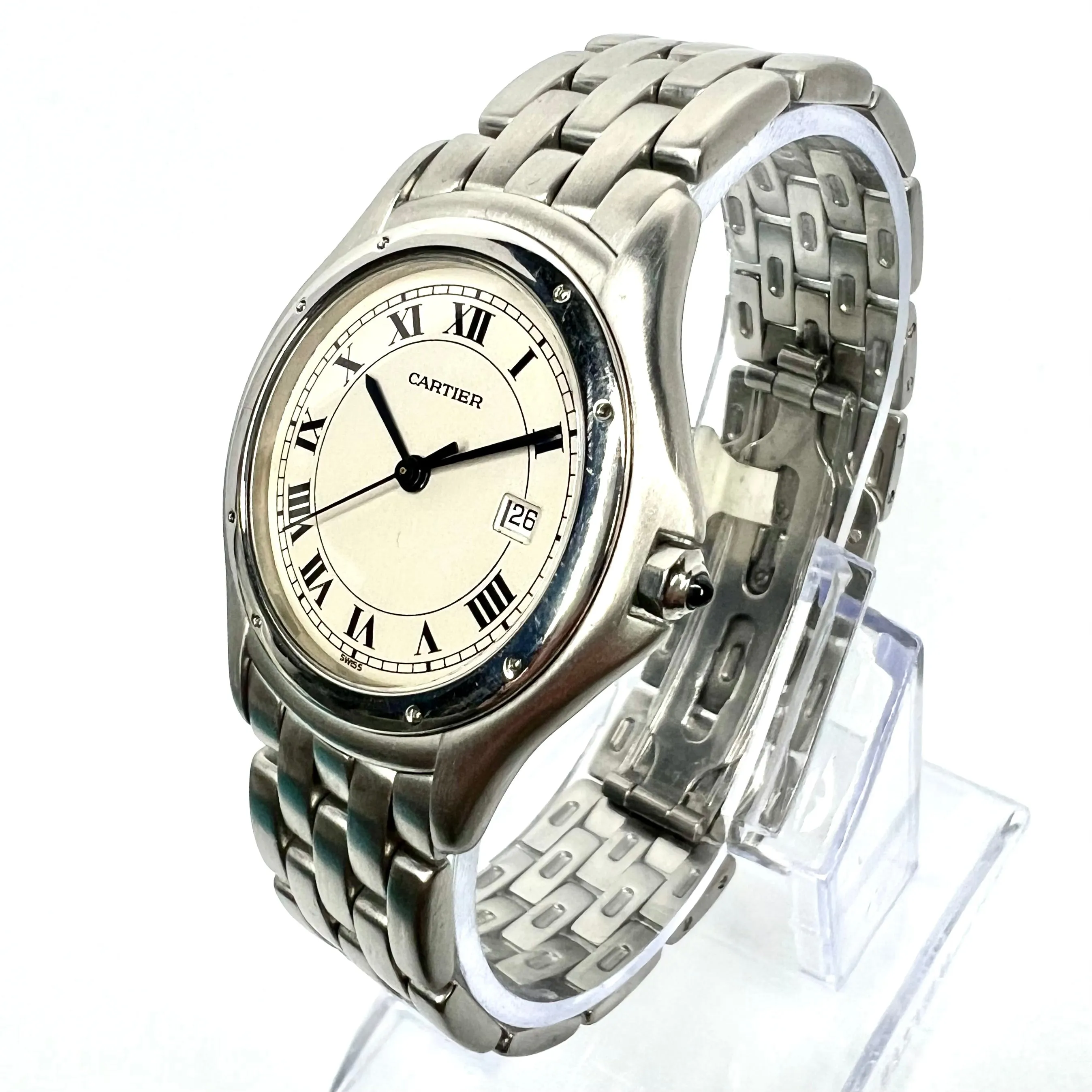 CARTIER PANTHERE COUGER Quartz 32mm Steel Watch