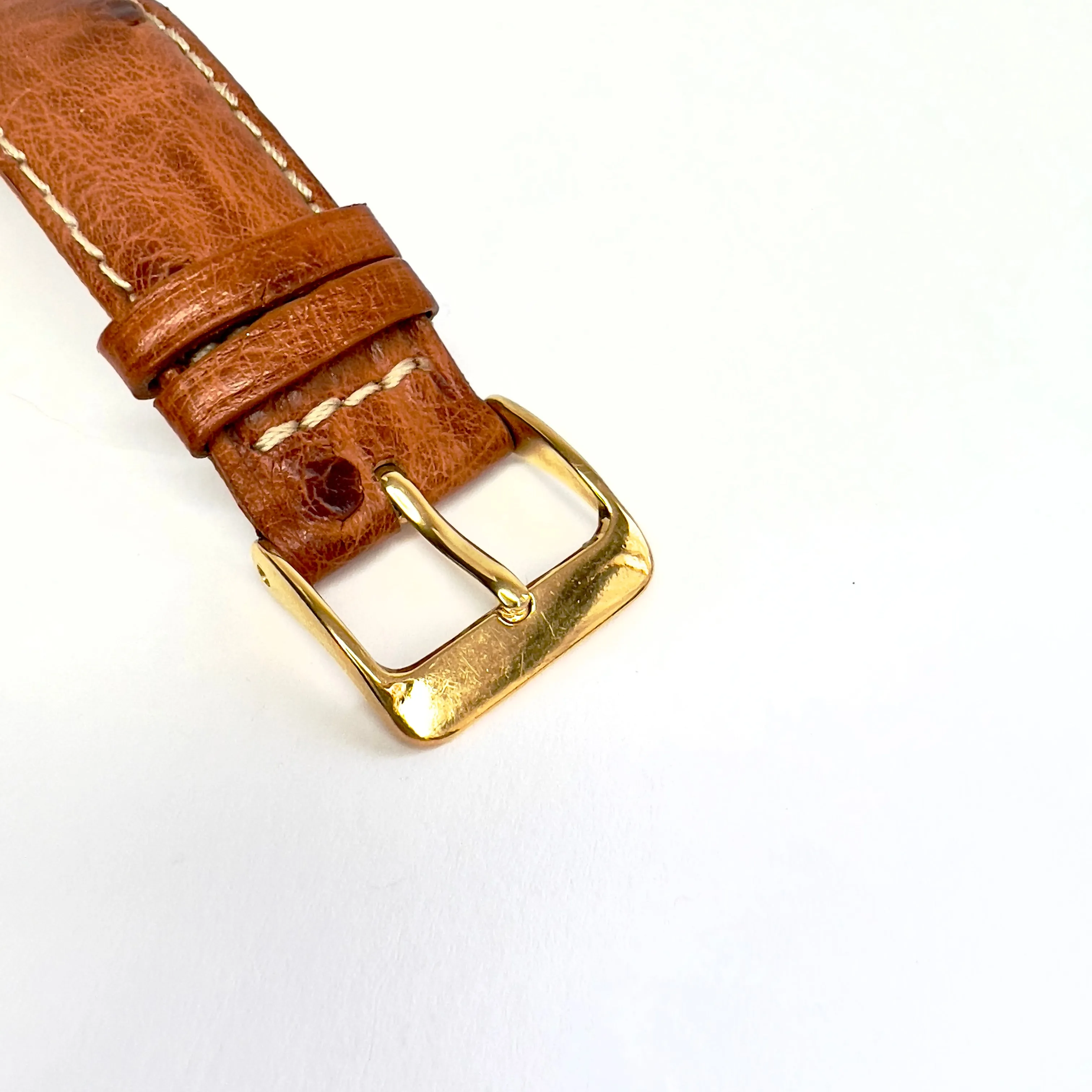 CARTIER TANK AMERICAINE Quartz 18K Yellow Gold Moon Phase Watch