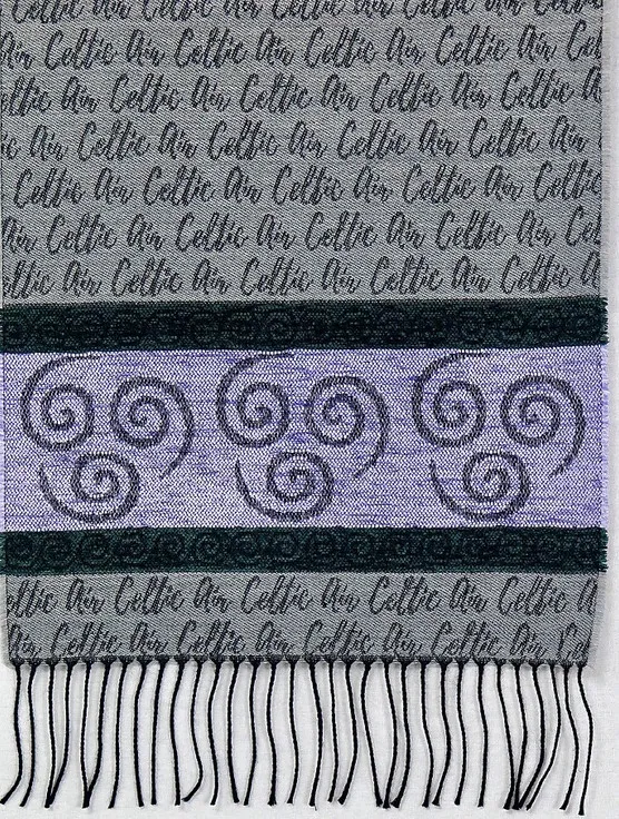 Celtic Border Element Scarf - Air