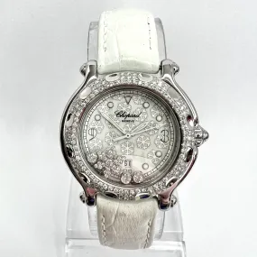 CHOPARD HAPPY SPORT 32mm Quartz Steel 0.94TCW Diamond Watch