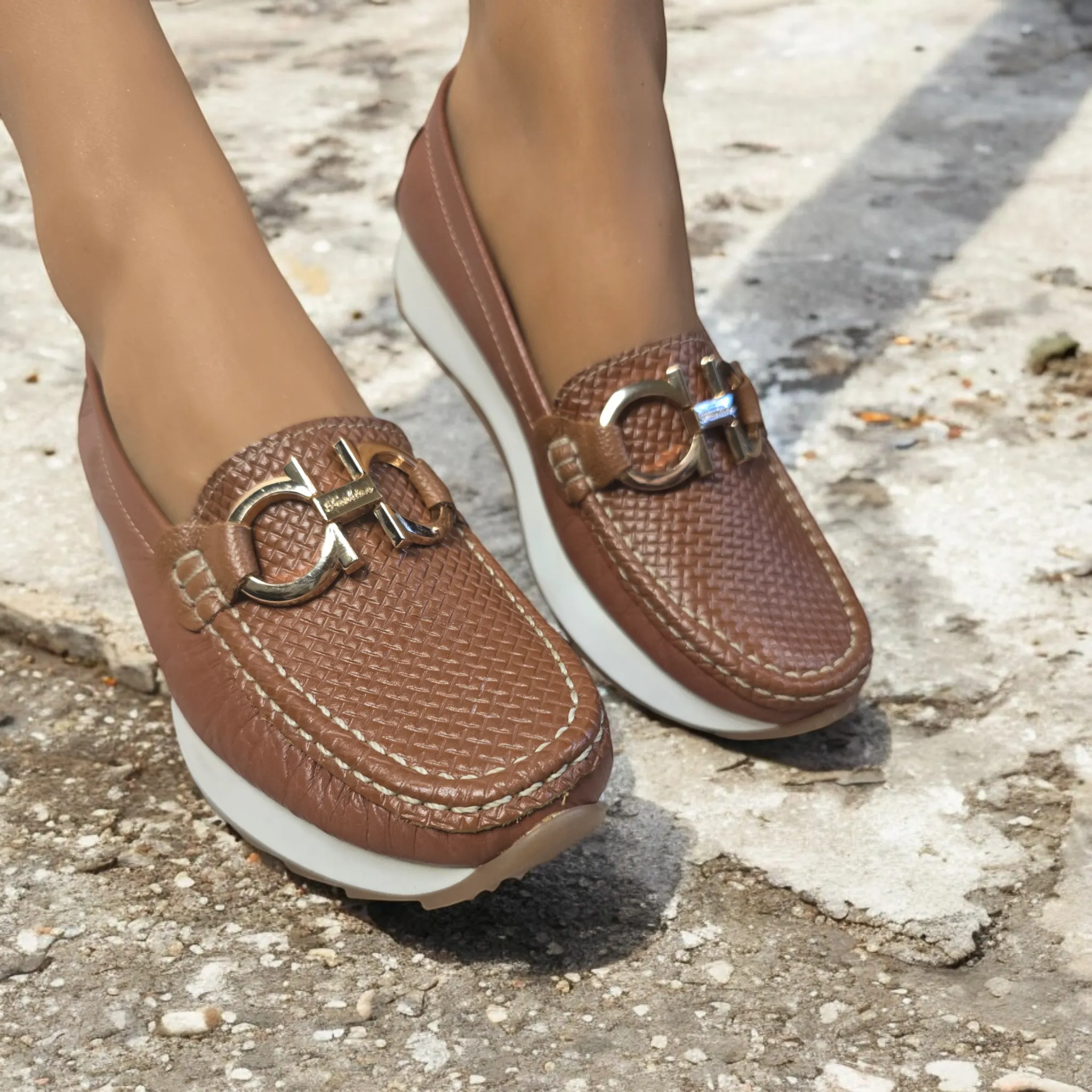 Classic Elegant Brown Loafers