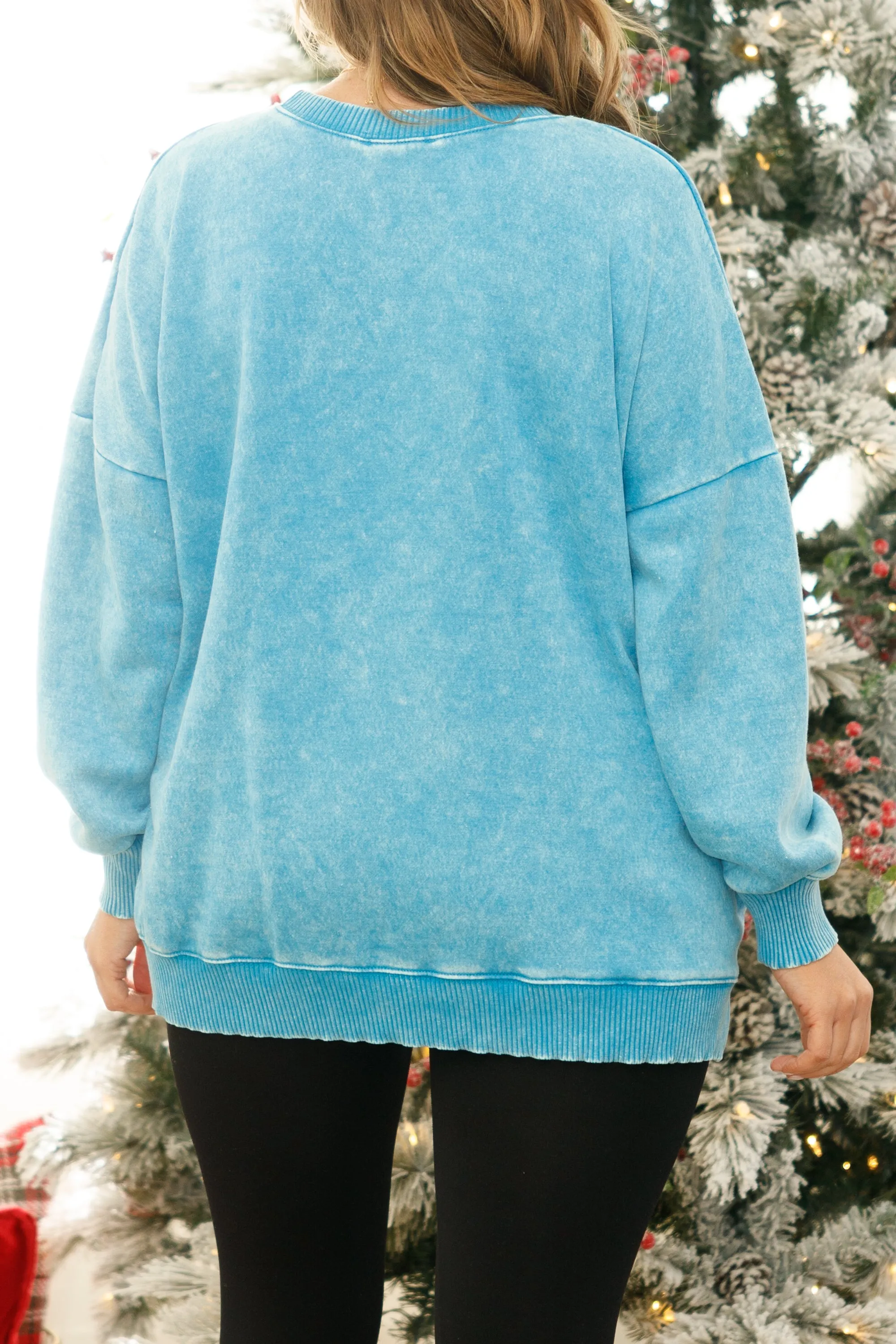 Comfy And Cozy Pullover, Deep Sky