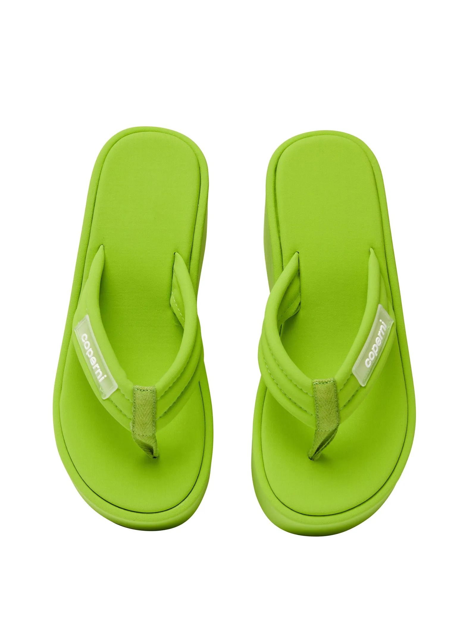 Coperni Green Wedge Sandal