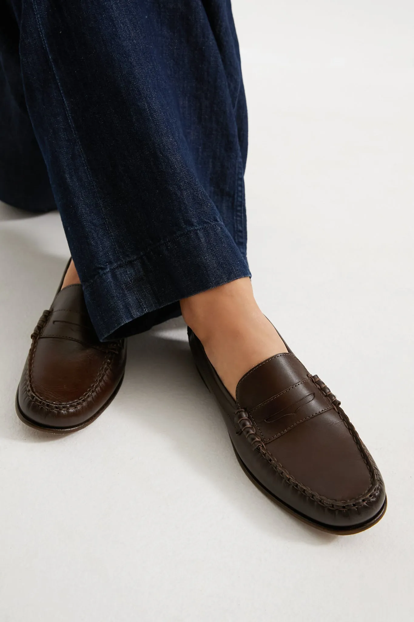 Dark Brown Danielle Pop Womens Loafers