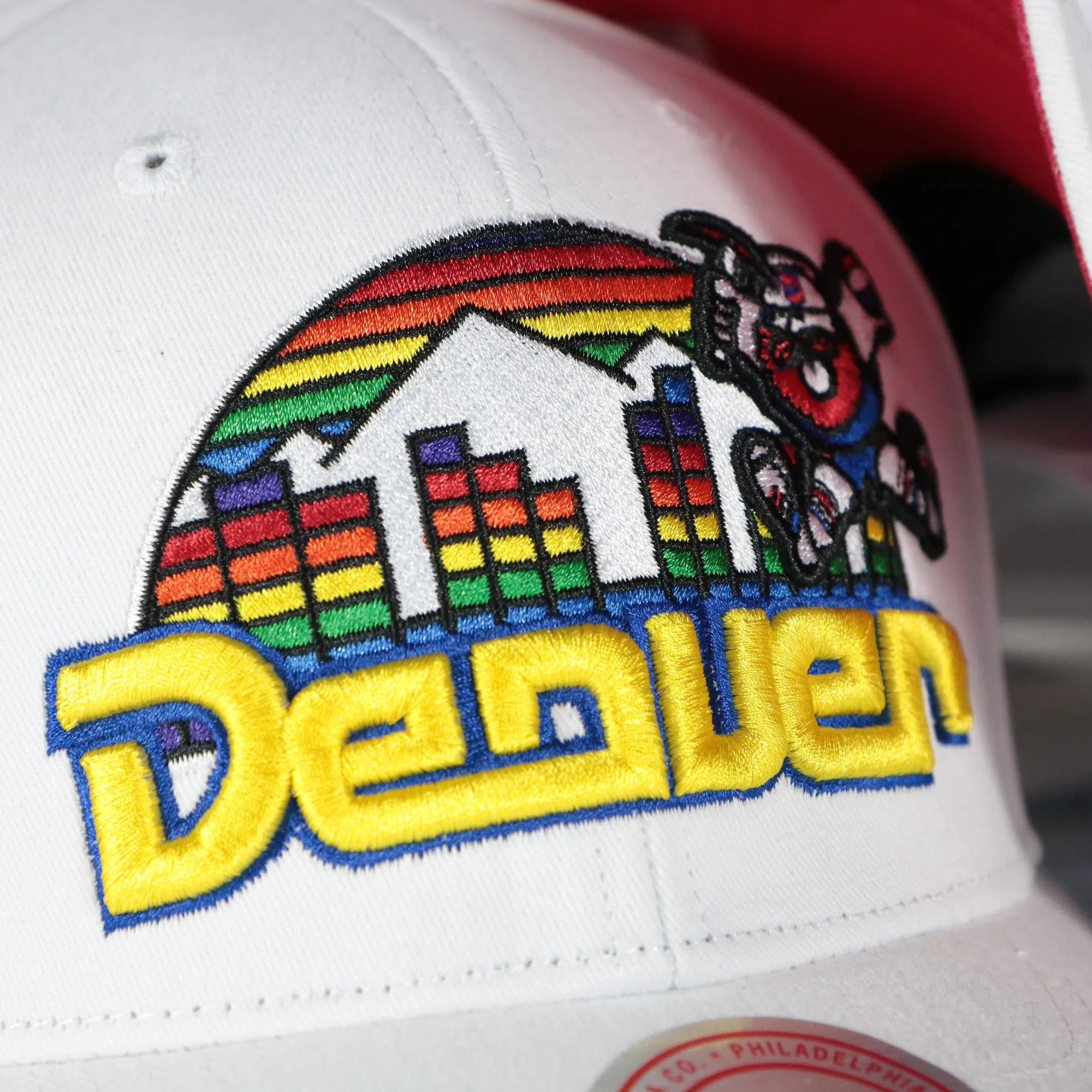 Denver Nuggets NBA Hardwood Classics All in Pro Red Bottom | White Snapback Hat