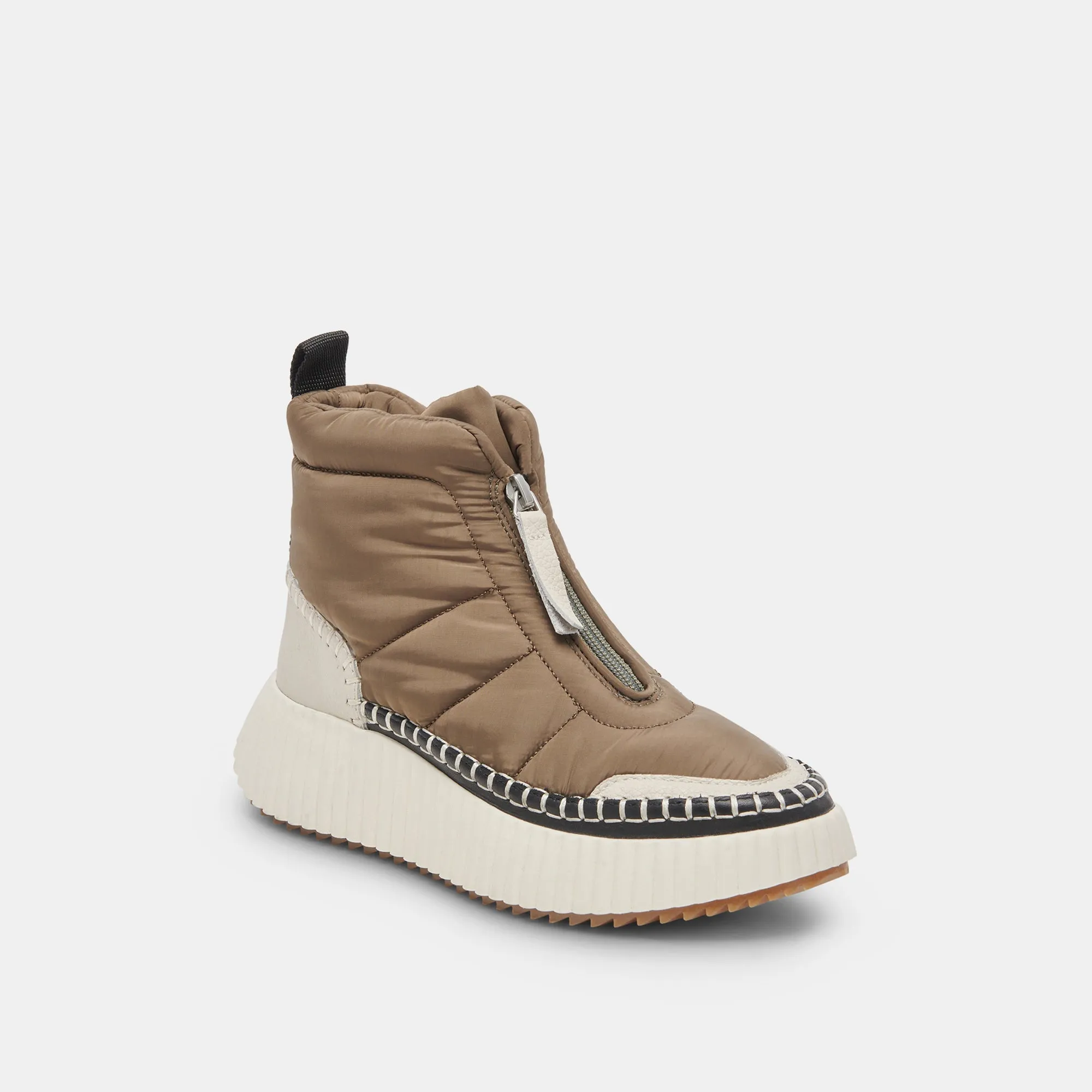 DEVLIN SNEAKERS OLIVE MULTI NYLON