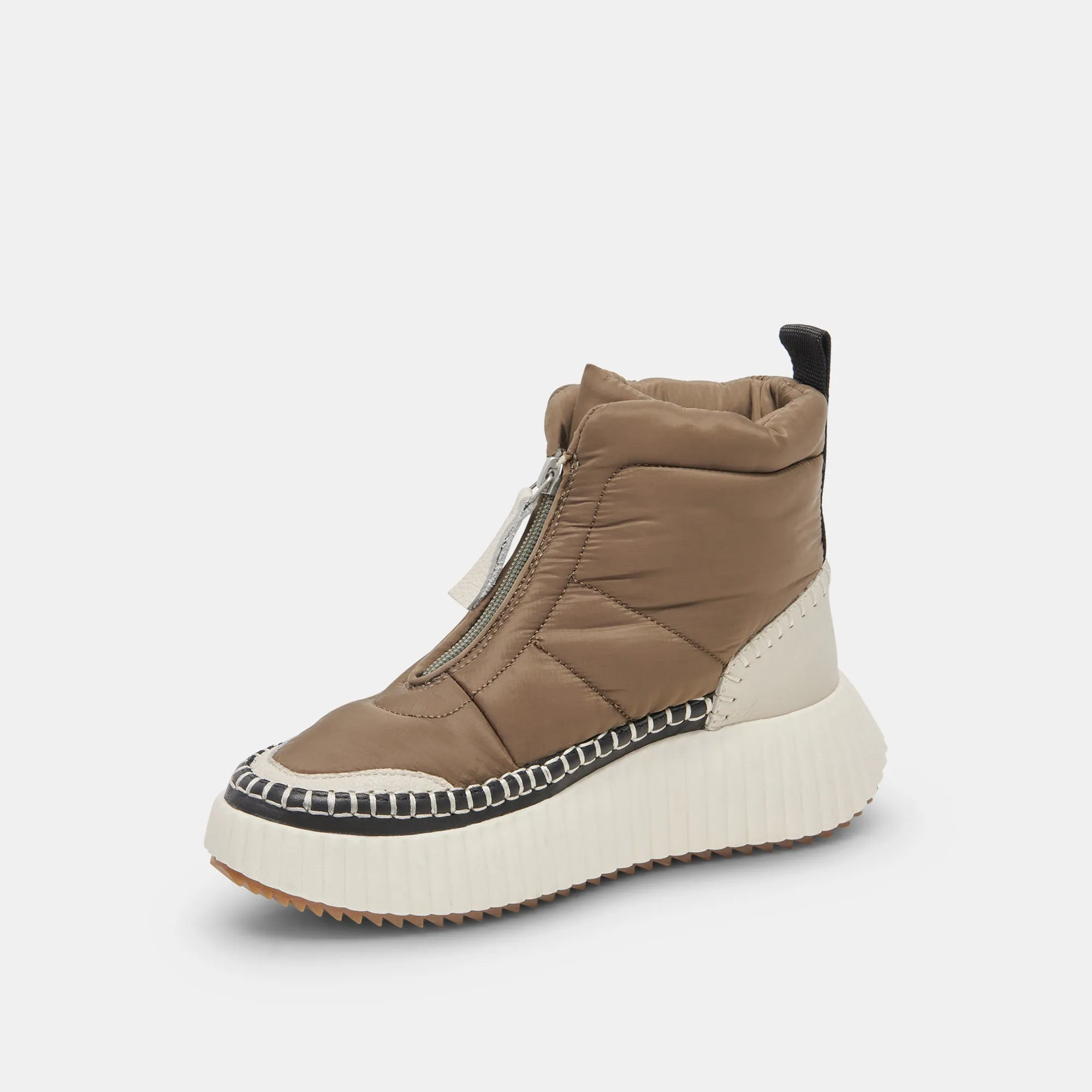 DEVLIN SNEAKERS OLIVE MULTI NYLON