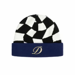 Dime D Checkered Beanie (Black)