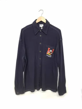 Disney Mickey Mouse vintage shirt in navy blue – 2XL