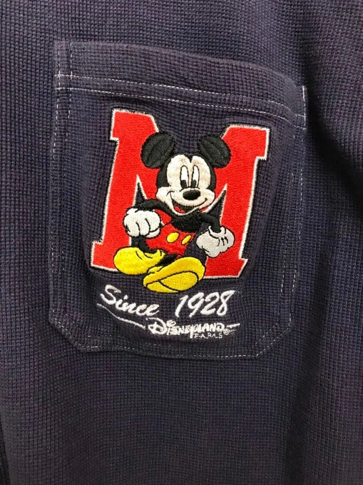 Disney Mickey Mouse vintage shirt in navy blue – 2XL