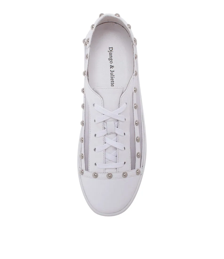 DJANGO & JULIETTE Ladio White Mix Sneakers Ws