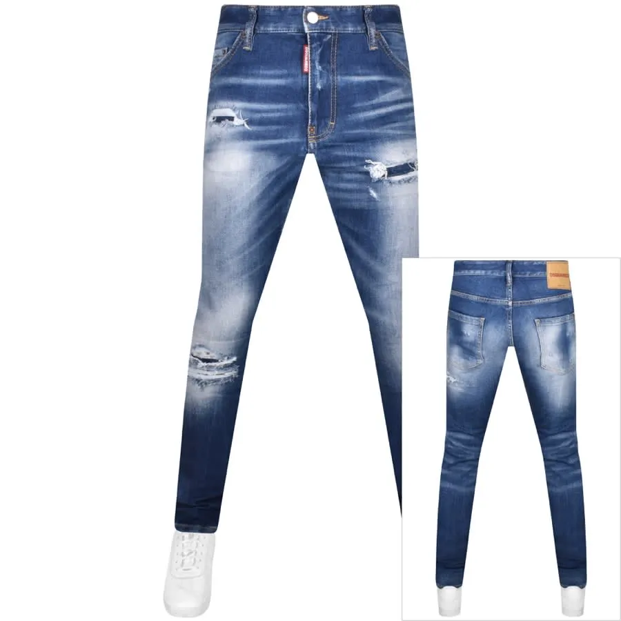 DSQUARED2 Cool Guy Slim Fit Jeans Blue