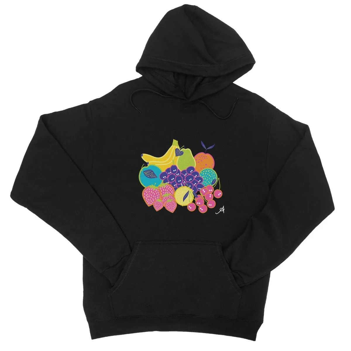 Eat Me Motif Amanya Design College Hoodie