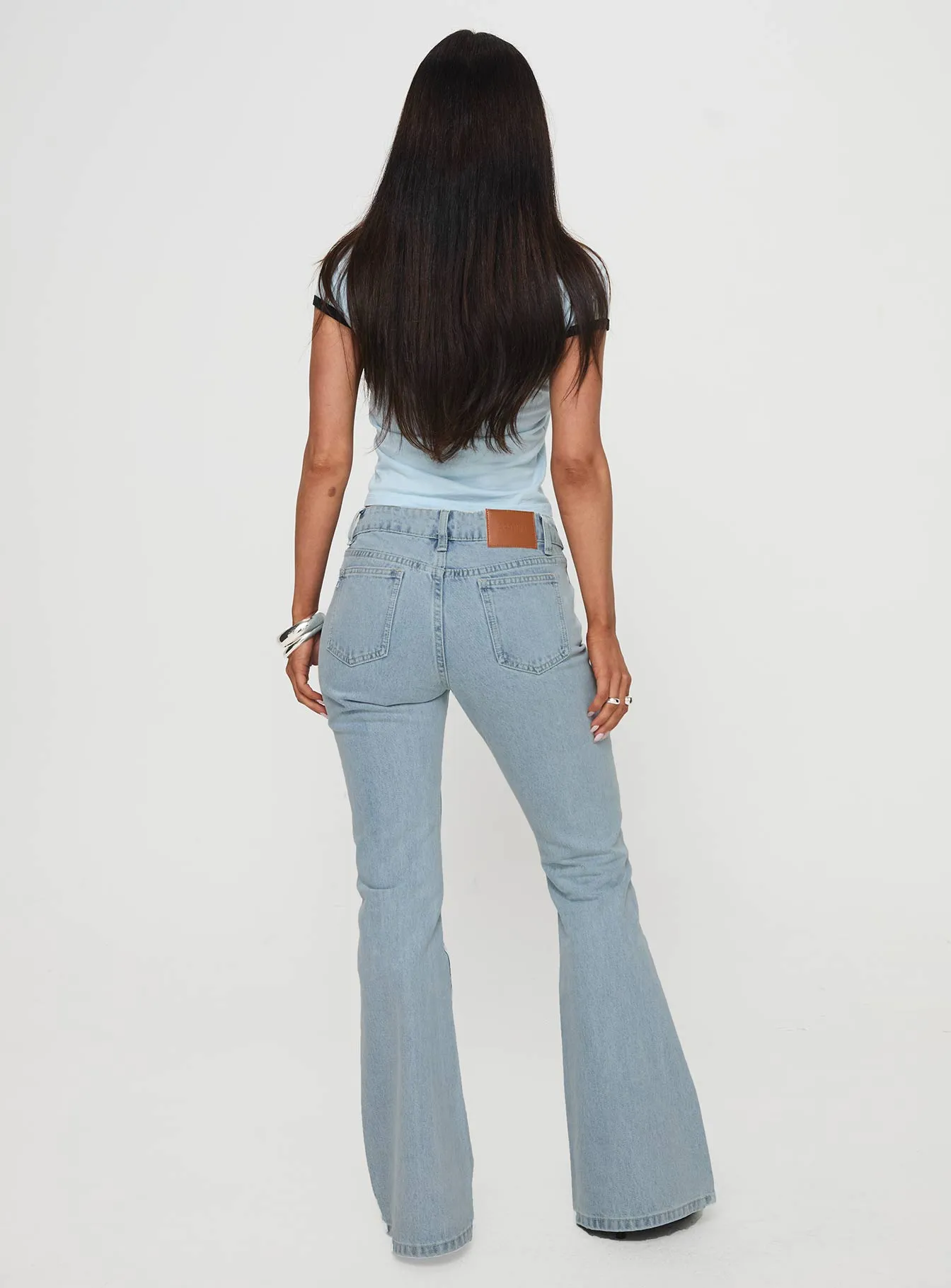 Echovalley Low Rise Jeans Light Wash